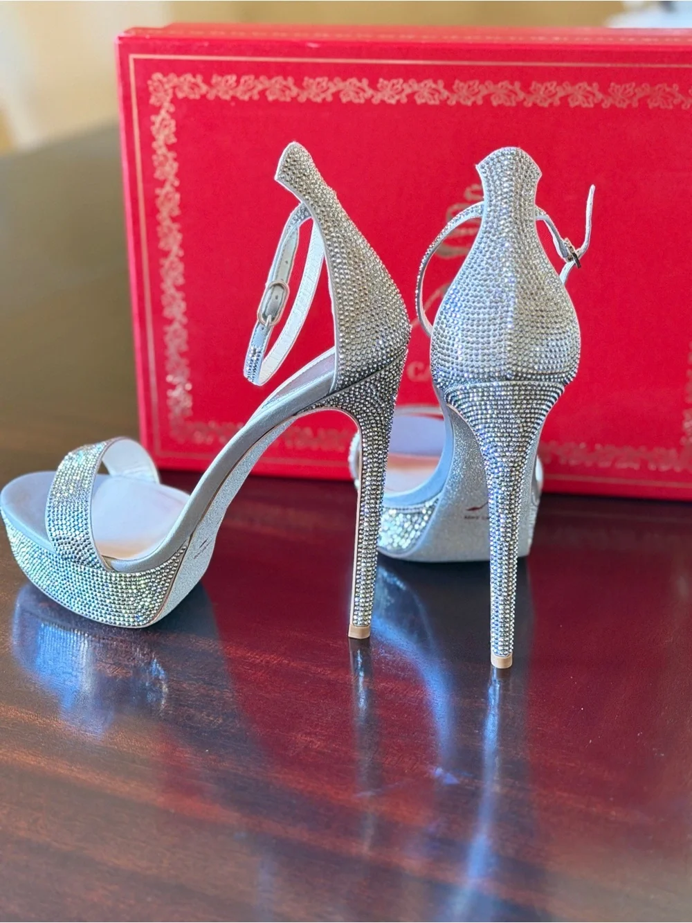 Rene Caovilla sparkling crystal